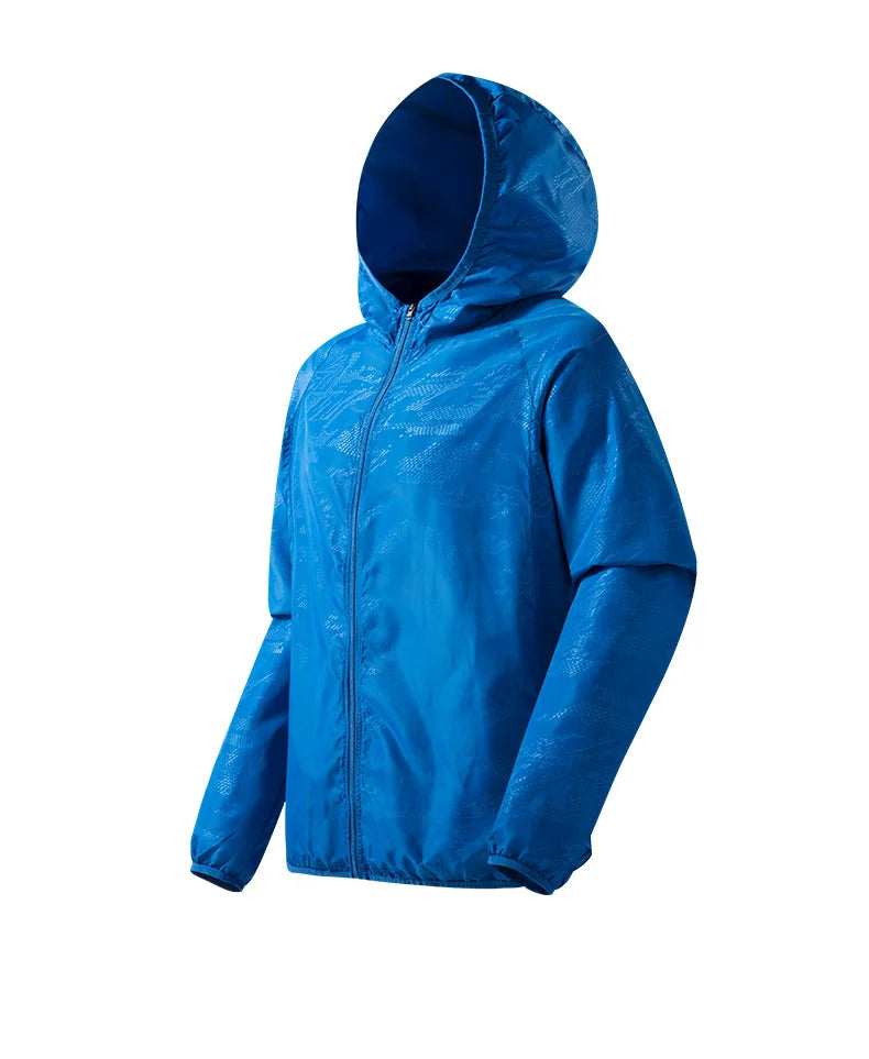 LNGXO Men's Women's Waterproof Hiking Jacket Quick Dry Sun Protection Windbreaker Camping Hunting Climbing Outdoor Rain Coat Pi-Mart