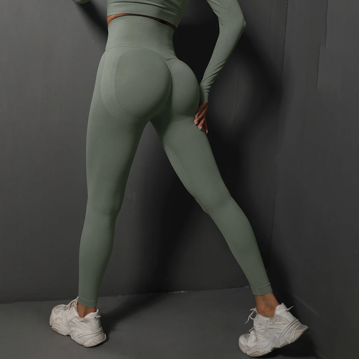 Seamless Gym Leggings Women Yoga Pants Sexy High Waist Booty Lifting Leggings Pants Women Sports Clothing Fitness Wear Pi-Mart