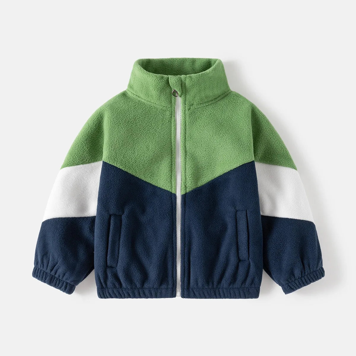 Ircomll New Children Boys Polar Fleece Jacket Autumn Winter Kids Coat Causal Toddler Stand Collar Zipper Outwear Boys Clothing Pi-Mart
