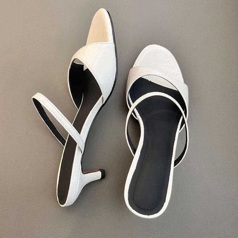JOZHAMTA Size 34-43 Women Real Leather Casual Flats Slippers Comfort Slides Sandals Soft  Fashion 2025 Daily Home Outdoor Pi-Mart