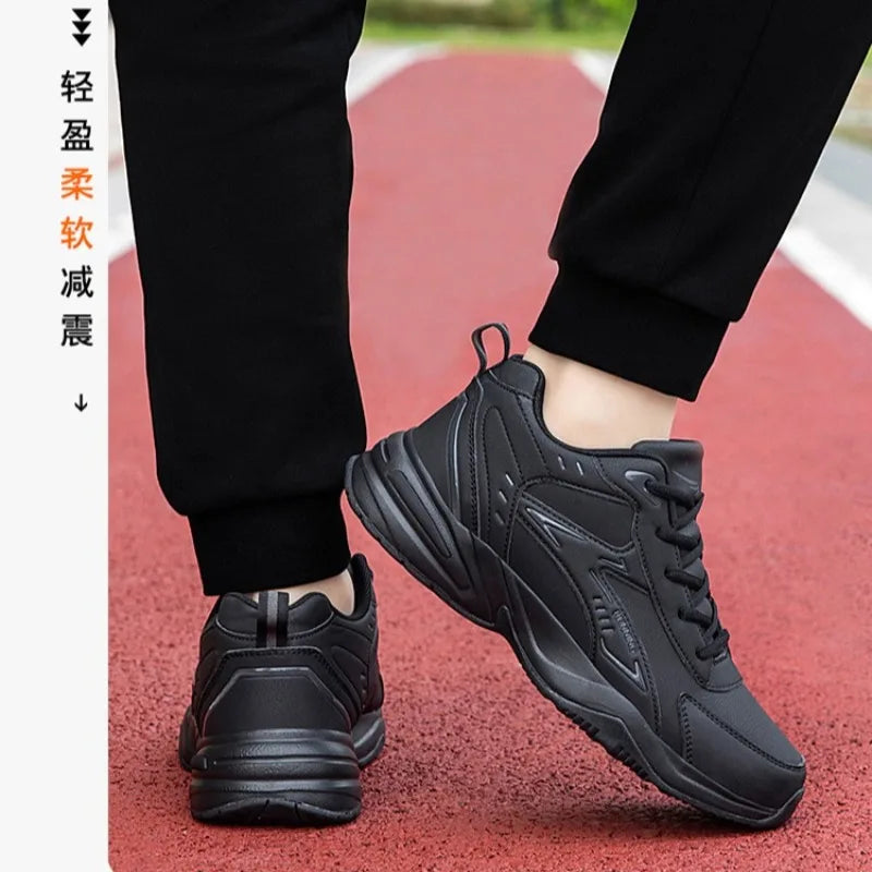 Autumn New Men Microfber Running Shoes Luxury Brand Men Shoes School Student Air-cushion Sneakers Fashion Man Casual Shoes 35-48 Pi-Mart