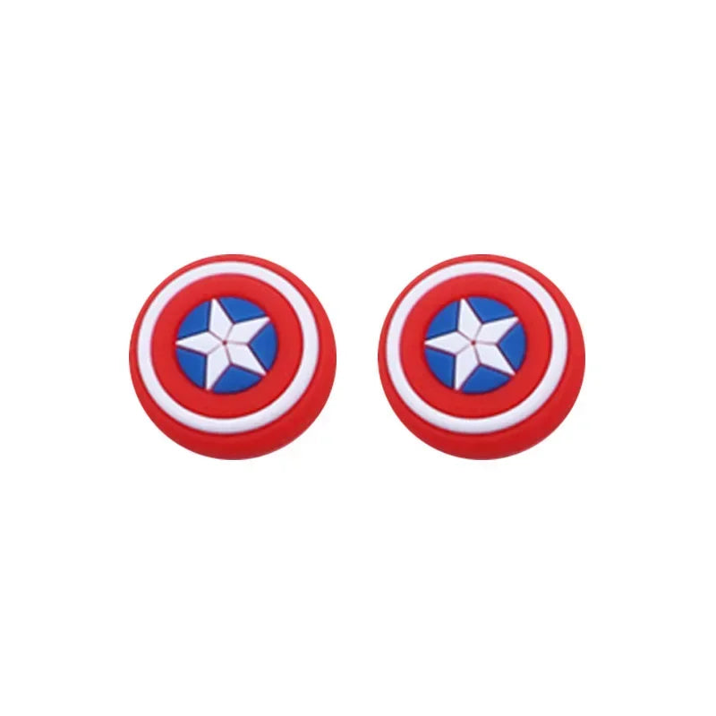 Thumb Grips Caps for Switch 2 Console Soft Silicone Analog Controller Protective Anti-Slip Thumbstick Grip Covers Joystick Cap Pi-Mart