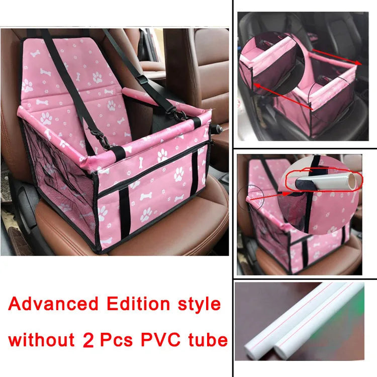 2025 High Quality Breathable Pets Carrier Car Seat Basket Safe Travel Carrier House Kennel Puppy Handbag Outdoor Pet Supplies Pi-Mart