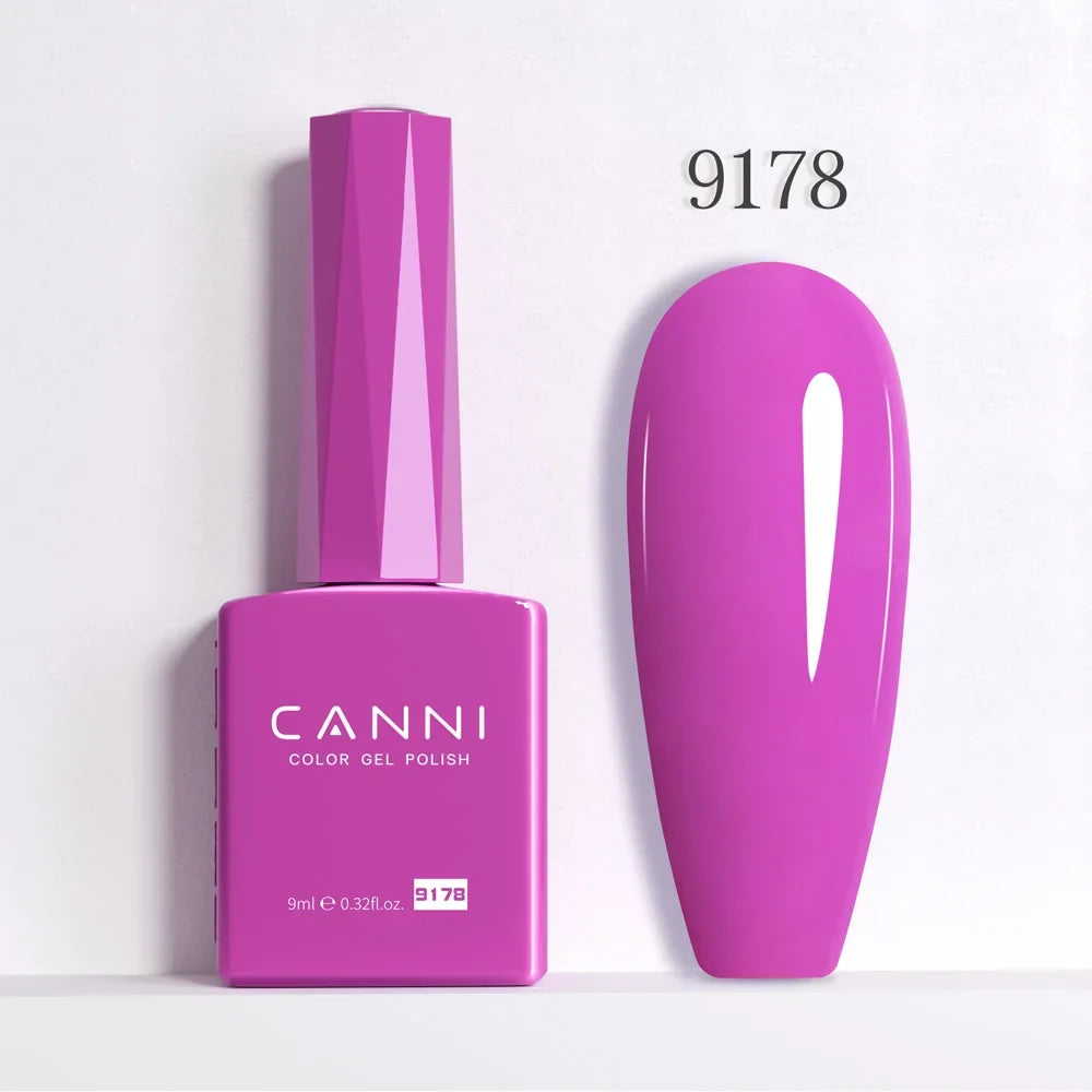 CC8 CANNI 9ml Nail Gel Polish HEMA FREE Summer Nails Color Soak Off UV LED Semi Permanent Smoothy Texture Nail Art Manicure Tri Light Beauty