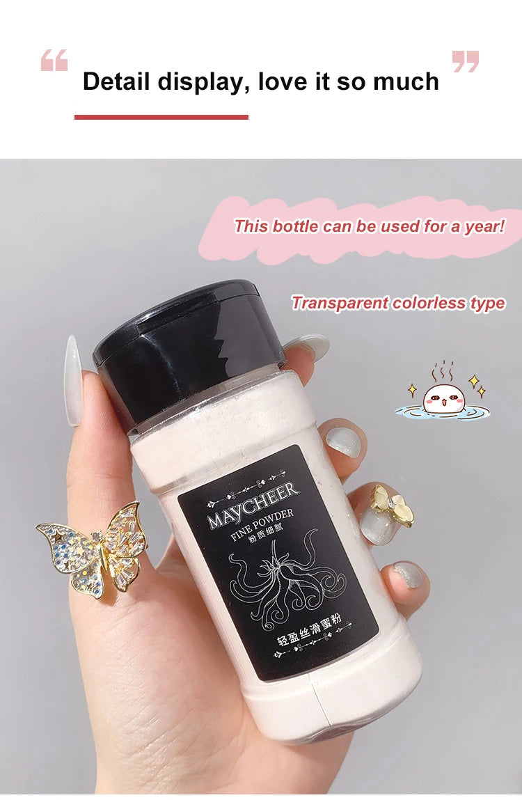 Oil Control Loose Powder Can Reduce Pores and Fine Lines, With a Long-lasting Matte Effect and Natural Facial Makeup Powder Pi-Mart