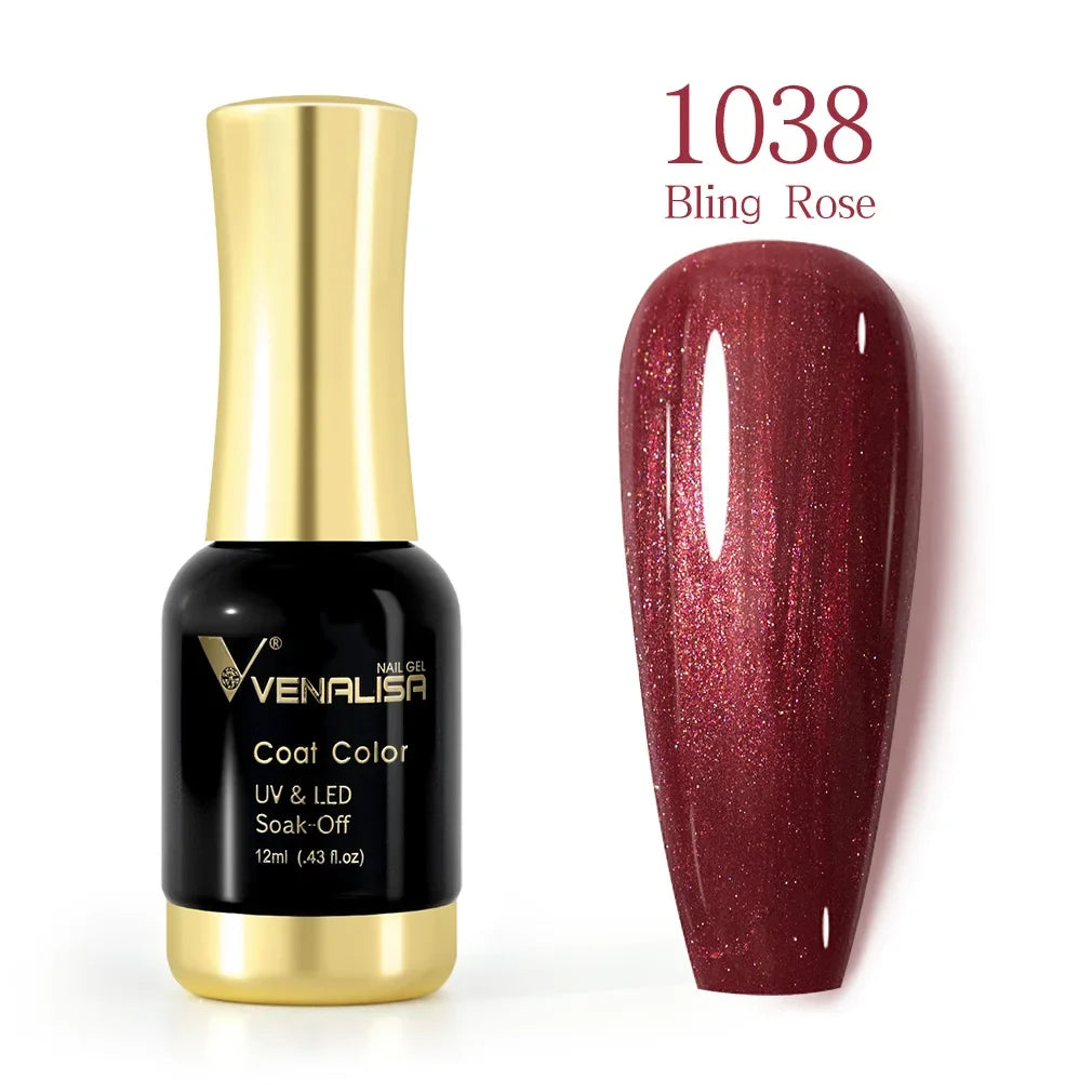 VENALISA Nail Gel Varnish TPO FREE Soak Off UV LED Organic Odorless Enamels Nail Art Colors 12ml 120Colors UV Gel Nail Polish Tri Light Beauty