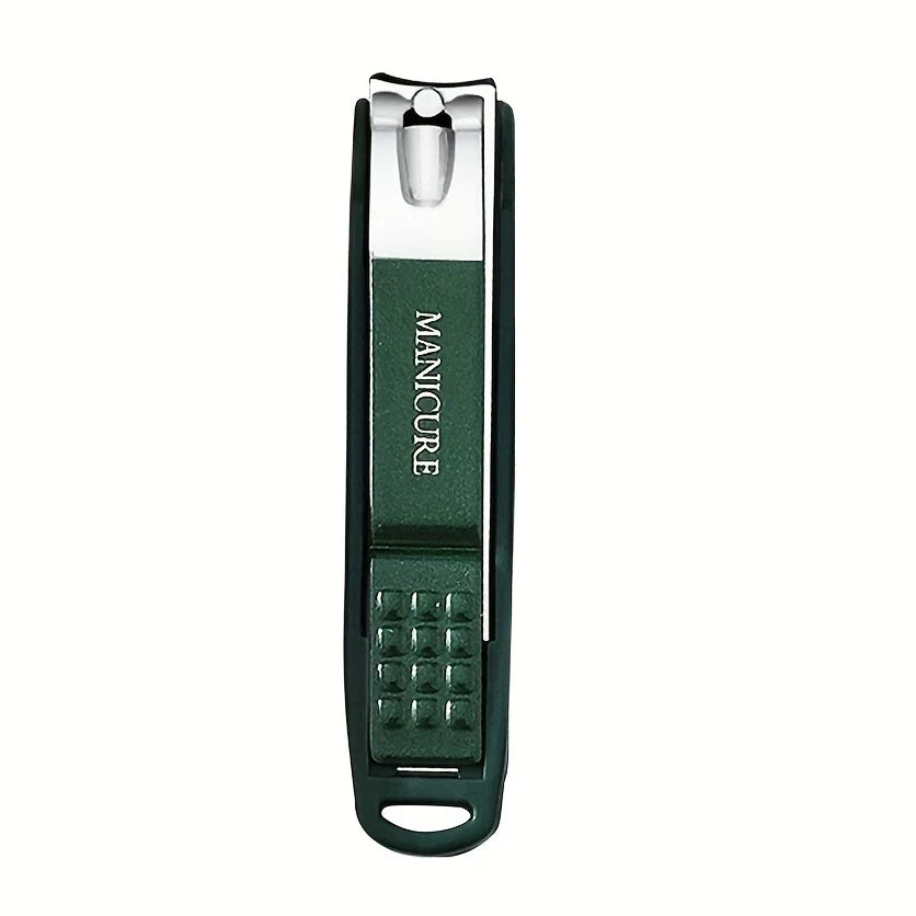 Stainless Steel Nail Clippers Manicure Tools Large Opening Nail Trimmer Anti Splash Design Sharp Edge Christmas Gift Tri Light Beauty