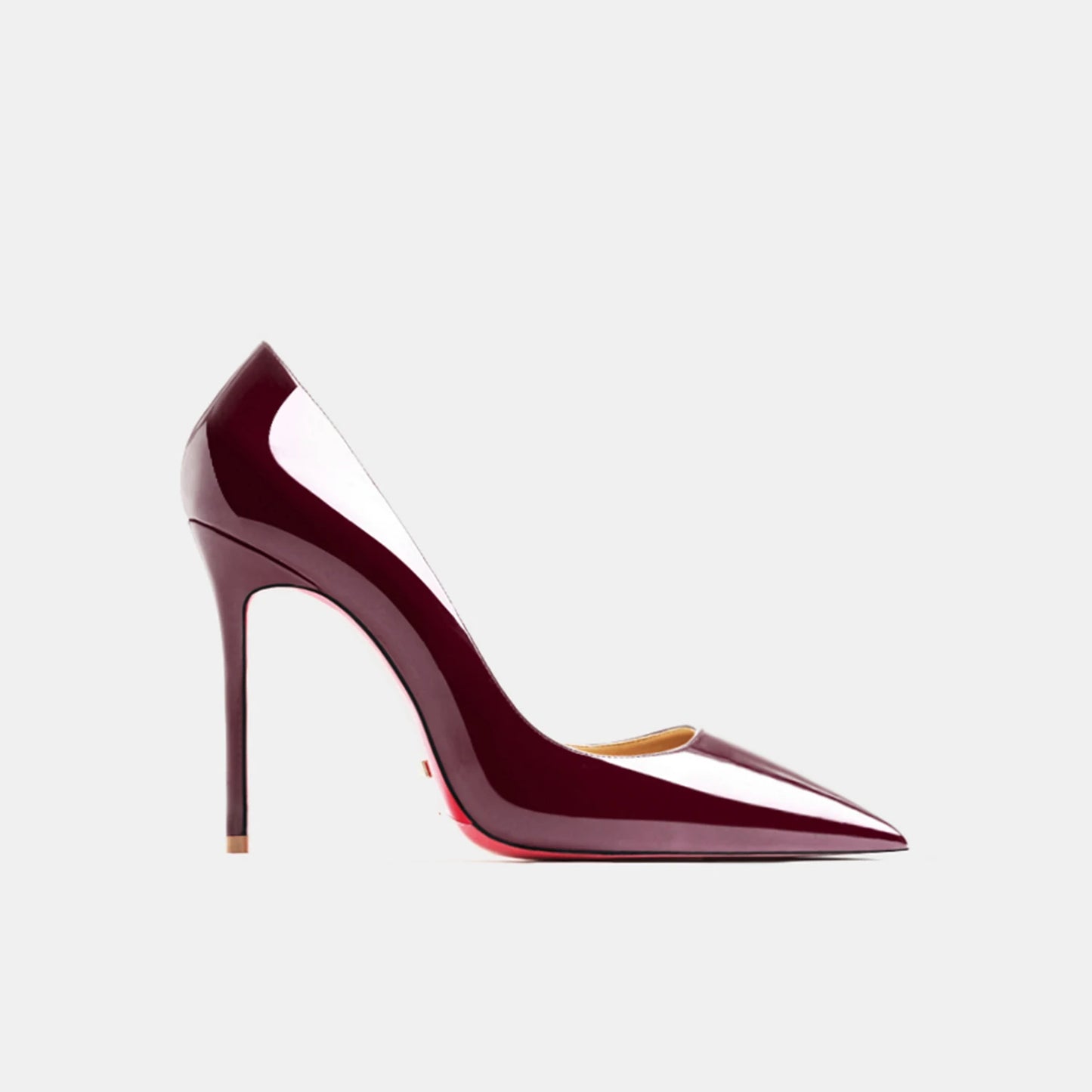 Women heels 2026 leather Heels for women Luxury Brand Pumps Red sole Pointed Toe High Heels Elegant Stiletto Ladies Prom Shoes Pi-Mart