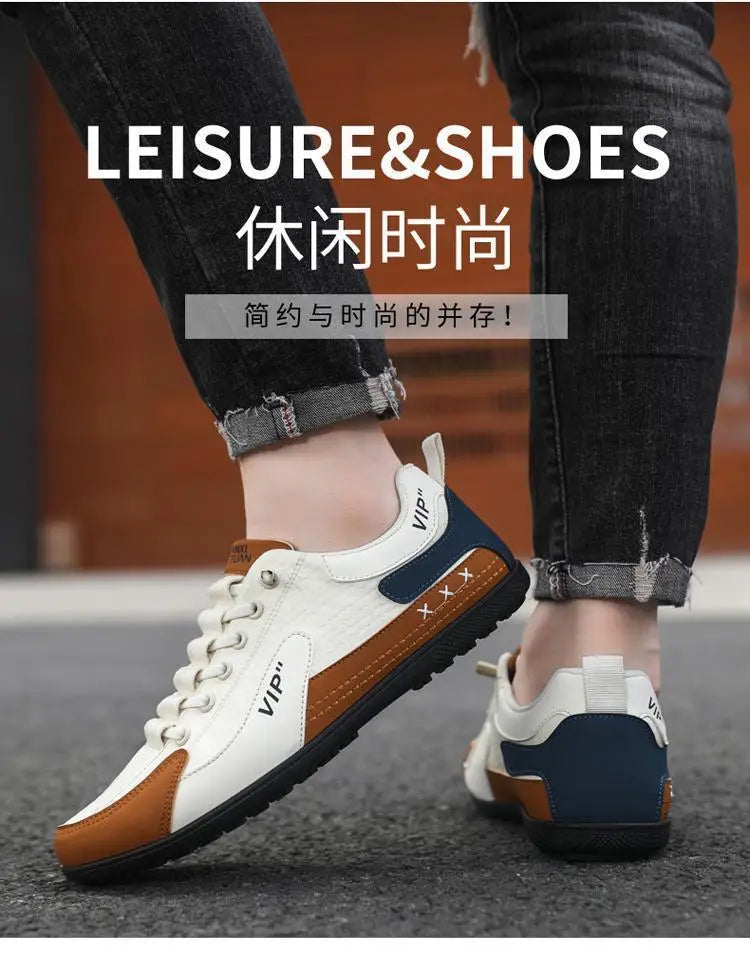 Mens 2026 Trendy Lightweight Loafers Soft Sole Breathable Slip On Casual Driving Shoes Comfortable Flat Simple Style Pi-Mart
