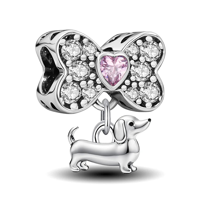 925 Sterling Silver Sunglasses Duck Puppy Cooking Mouse Bead Diy Bracelet Bangle Making Gift Of High Quality Fine Jewelry Pi-Mart