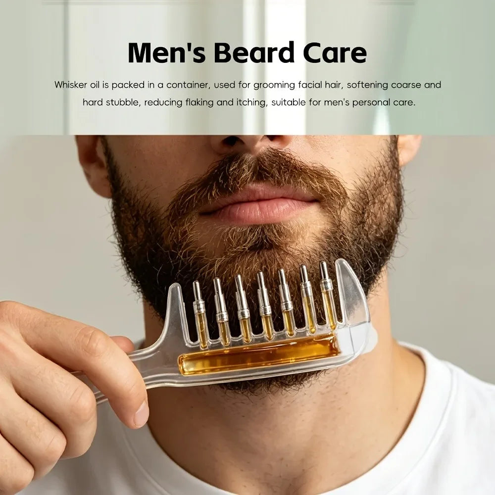 Scalp Applicator Liquid Comb Essential Oil Infusion Hair Comb Rolling Ball Scalp Massager  Essential  Applying Hair Styling Tool Pi-Mart