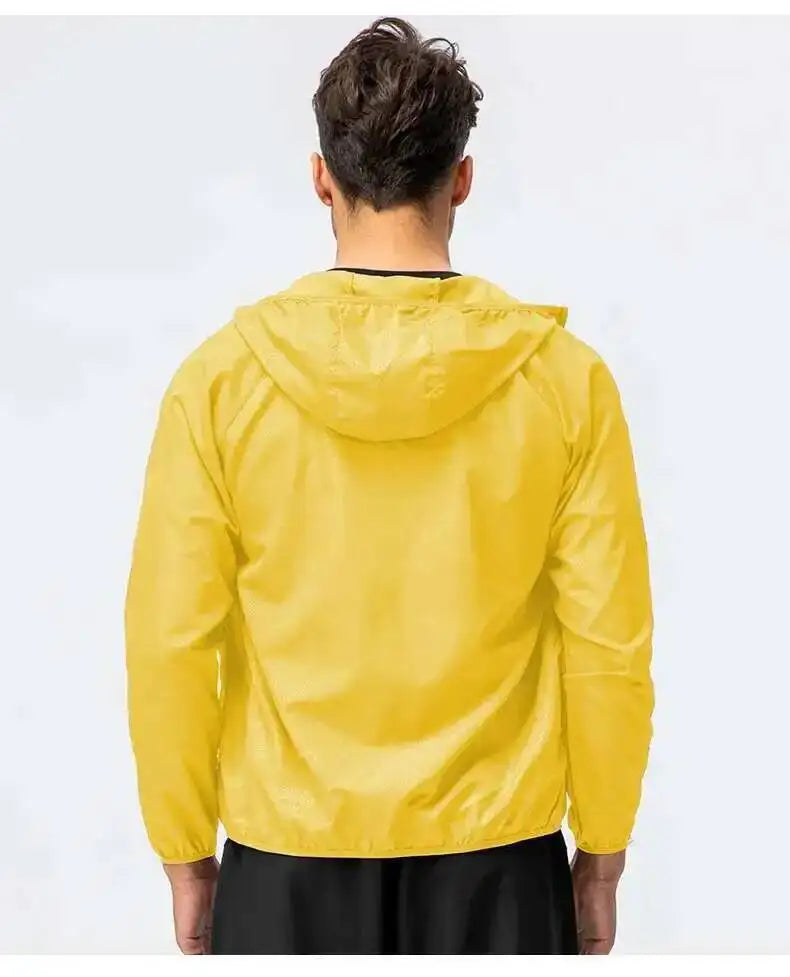 Fishing Rain Wind Breaker Coat For Men Women Waterproof Jacket Hiking Climbing Clothes Sun Protection Quick Dry Rain Coat Pi-Mart