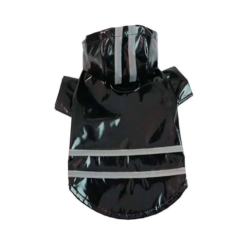 Waterproof Dog Jacket PU Dog Raincoat For Small Dogs Cats Reflective Puppy Raincape Chihuahua Yorkies Raincoat Pet Poncho Pi-Mart
