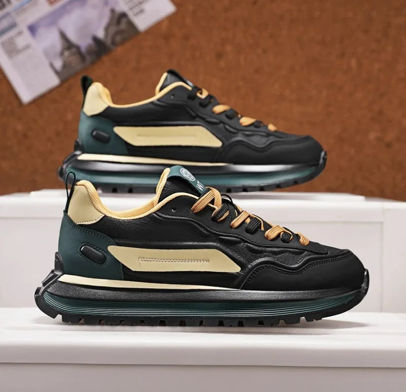Trend Men Versatile Sneakers 2025 Autumn High Quality Comfortable Platform Sports Running Shoes Outdoor Youth Shoes for Men Plus Pi-Mart