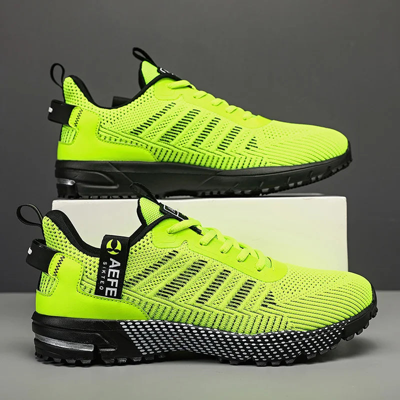 New Men Running Shoes Breathable Outdoor Sports Shoes Lightweight Sneakers for Men Comfortable Athletic Training Footwear Pi-Mart