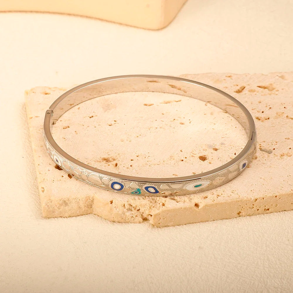 Fashion Simple Stainless Steel Bracelet Pi-Mart