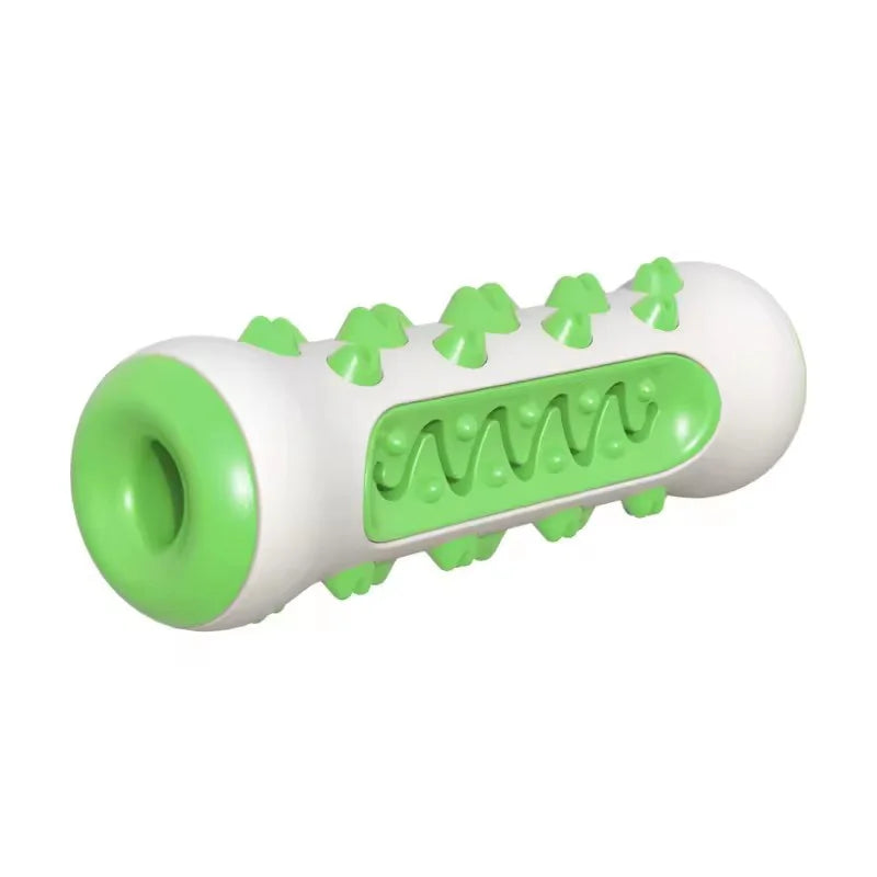 Dog Chew Bone Toy Molar Stick Teeth Cleaning Leak Food Design Self Play Interactive Pet Toy For All Breeds Dogs Relieve Boredom Pi-Mart