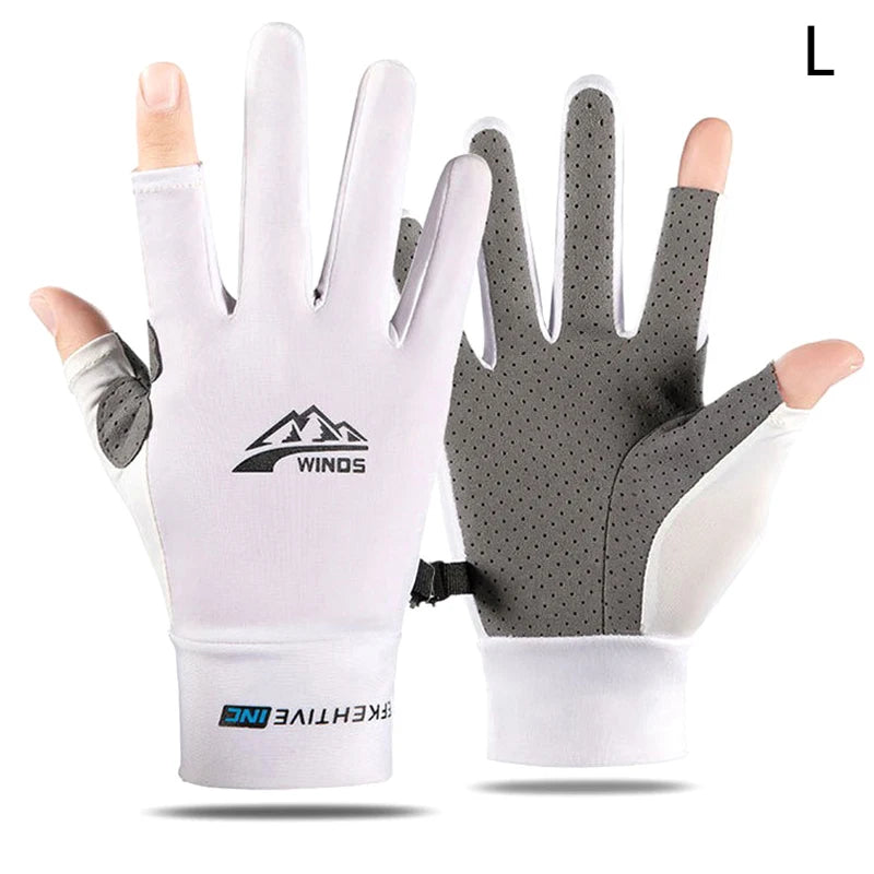 Winter Fishing Gloves 2 Finger Flip Waterproof Winter Gloves Windproof Photograph Men Women Warm Protection Fish Angling Gloves Pi-Mart