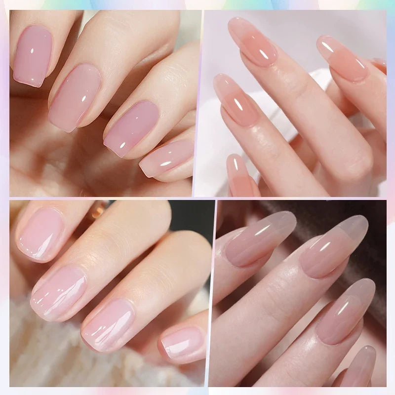 BORN PRETTY 83 Colors 10ml Jelly Nude Gel Nail Polish Autumn Amber Semi Transparent Manicure Soak off UV LED Nails Gel Varnish Tri Light Beauty