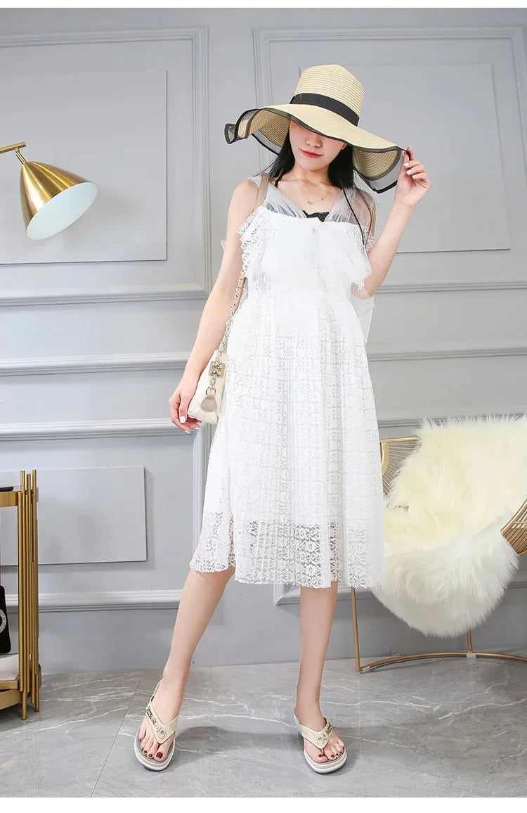 2023 Women's Slippers Summer New Fashion Metal Button Slides Shoes Wedge Beach Sandals Women Outside Platform Leisure Flip Flops Pi-Mart