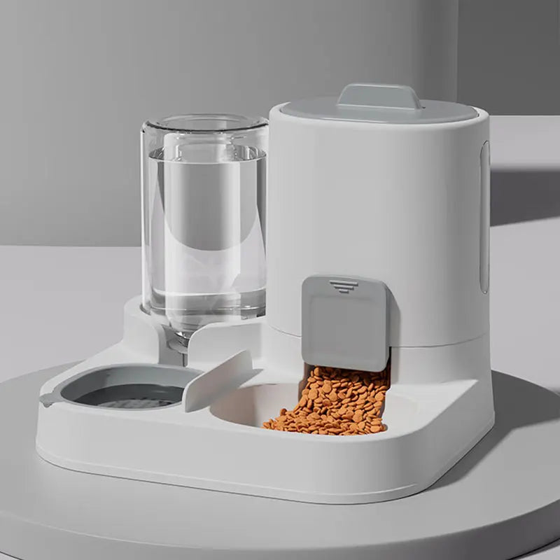 Automatic Gravity Cat Water Dispenser Feeder Spill-Proof Large Capacity One-Piece Design Pet Supplies Pi-Mart