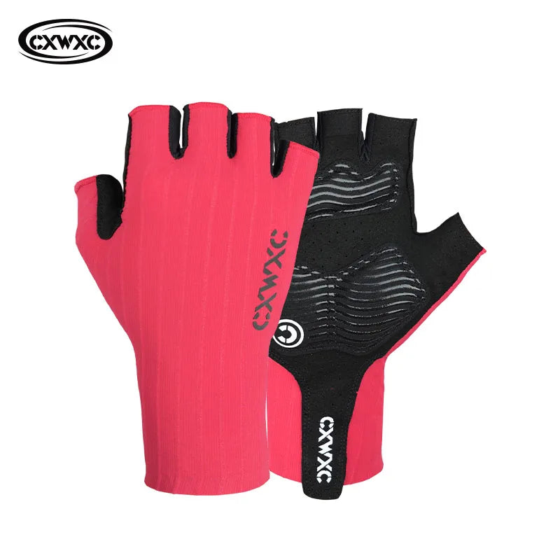 CXWXC Cycling Half Finger Gloves Men Women Breathable Anti-slip Glove Fitness Sport Training Gloves With Extended Wrist Guard Pi-Mart