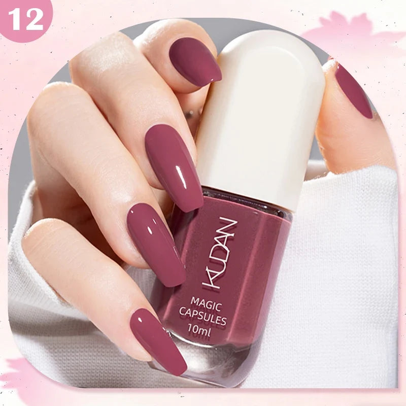 10ml Water-Based Peel Off Nail Polish 40 Colors Long Lasting Quick Drying No Need of Lamp to Cure Nail Supplies Manicure Nails Tri Light Beauty