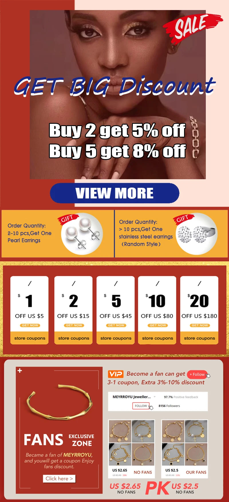 MEYRROYU 316L Stainless Steel White Zircon Inlay Cuboid Series Design Double-Layer Bracelet Women Classic Classy Hand Chain Gift Pi-Mart