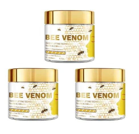 Bee venom instant lifting face cream, containing retinol and collagen, deeply penetrates, tightens and moisturizes Pi-Mart
