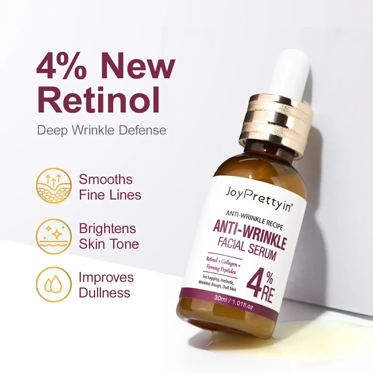 Retinol facial essence smoothes, moisturizes, reduces fine lines, tightens and nourishes essence Pi-Mart