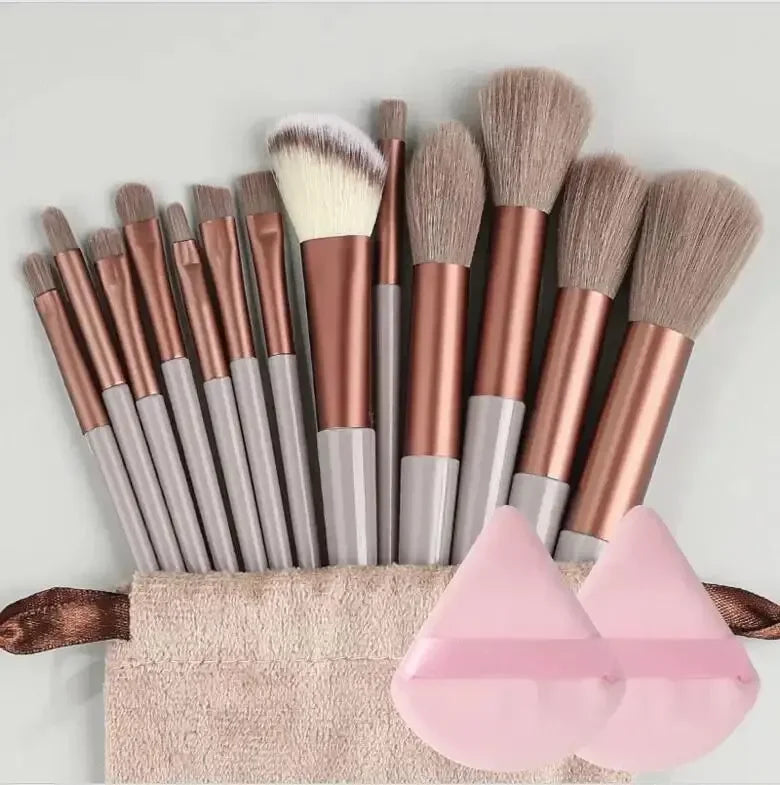 Professional Makeup Brush Set - Soft Fluffy Kabuki & Blending Brushes for Foundation, Powder, Eyeshadow | Beauty Tools Kit LadyShow.Store