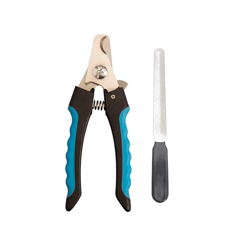 Pet Nail Clippers with Sickle Large Dog Nail Clippers Nail Clippers Multifunctional Teddy Cat Stainless Steel Grooming Scissors Pi-Mart