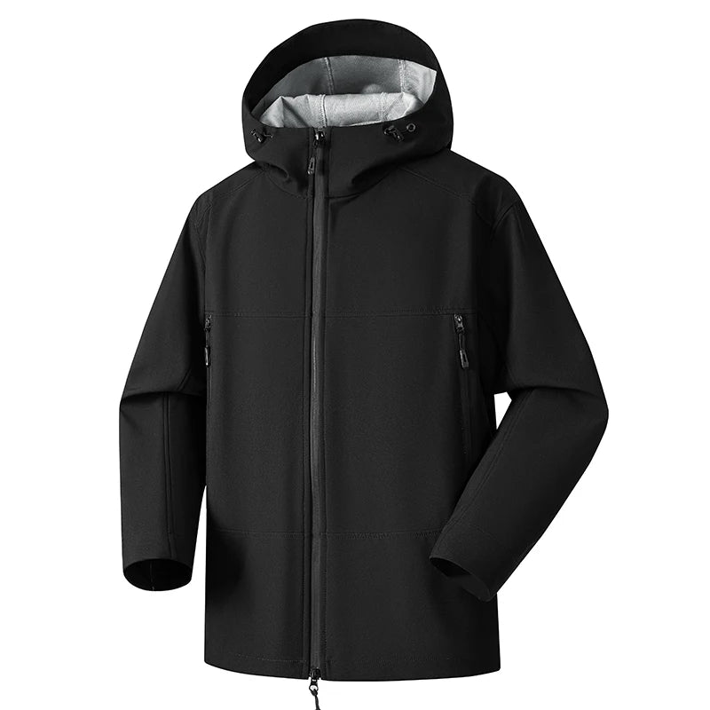 Unisex Waterproof Windproof Hooded Jacket Multi Color Outdoor Hiking Coat Pi-Mart