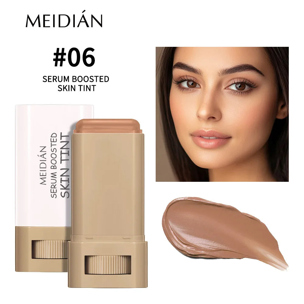1/2PCS Skin Tint Stick Waterproof Nourishing Solid Tinted Serum Foundation Balm  Face Tinted Face Contour Stick Face Makeup Pi-Mart