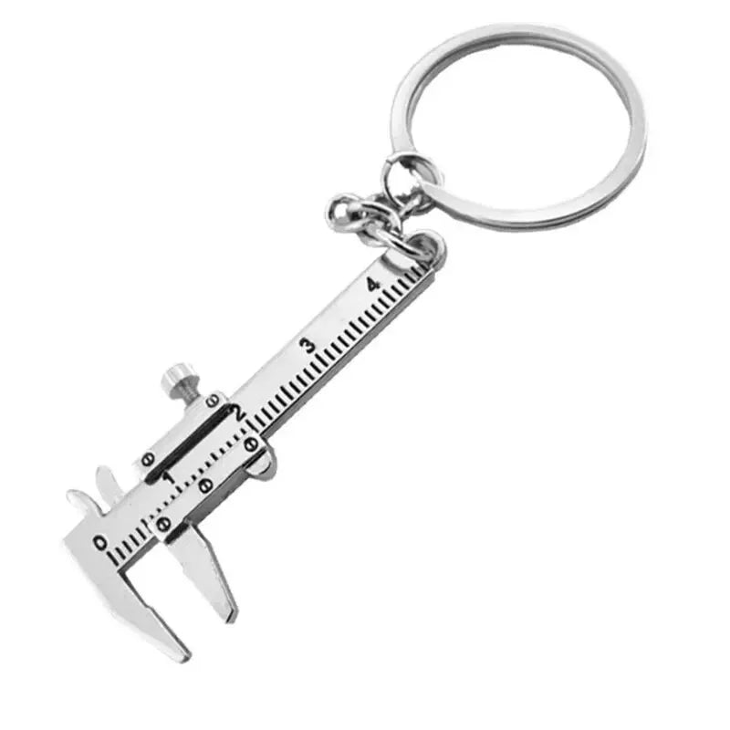 Mini vernier caliper bolso chaveiro ornamentos pequeno 3d móvel precisão medida ferramenta acessórios slider régua liga Pi-Mart