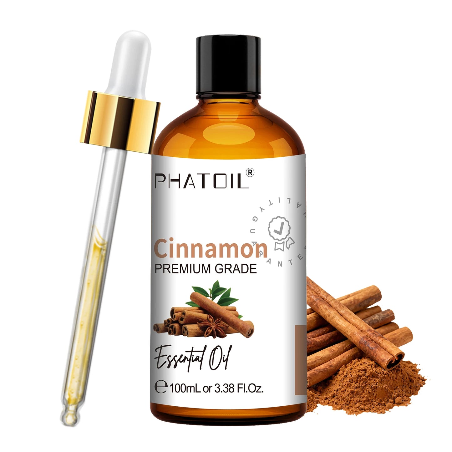 PHATOIL Natural Essential Oil for Diffuser Candle Making-100ml Sandalwood Eucalyptus Citronella Lavender Vanilla Essential Oils Pi-Mart