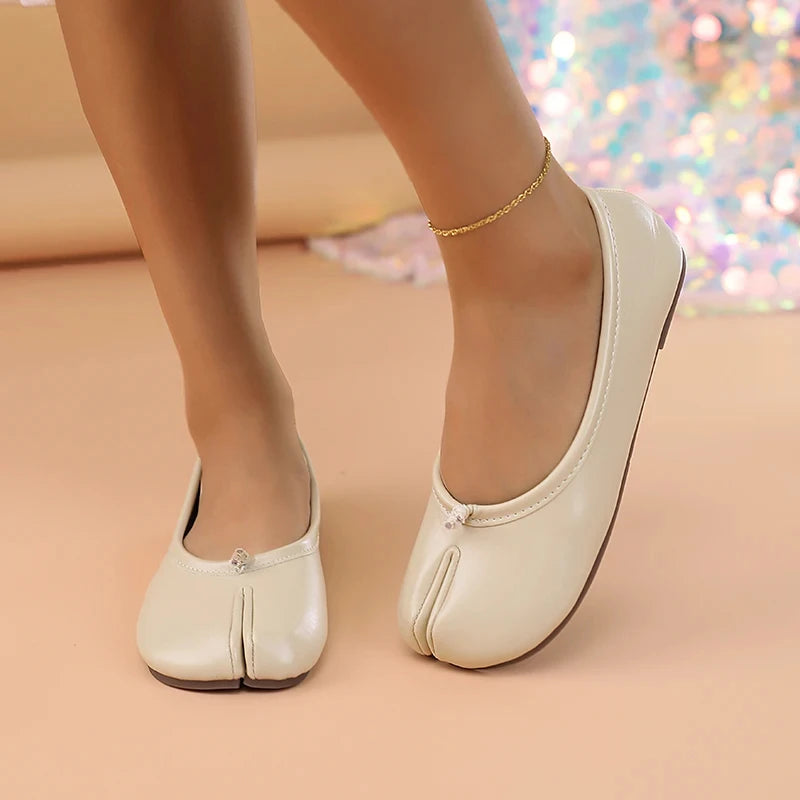 2026 All-Season New Women's Gentle Flat Sole Flats - Bowknot Comfortable Mom Shoes, Multiple Options Available Casual Shoes Pi-Mart