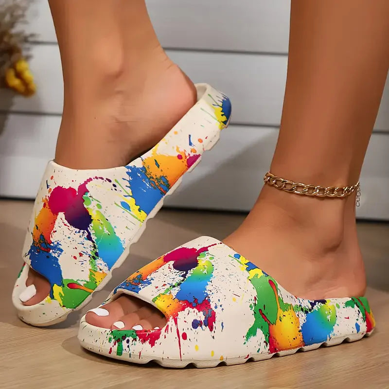 New Men Slippers Women Shoes Summer Beach Slippers Luxury Brand Outdoor Indoor Eva Soft Flip Flops Male Anti-slip Shoes 36-45 Pi-Mart