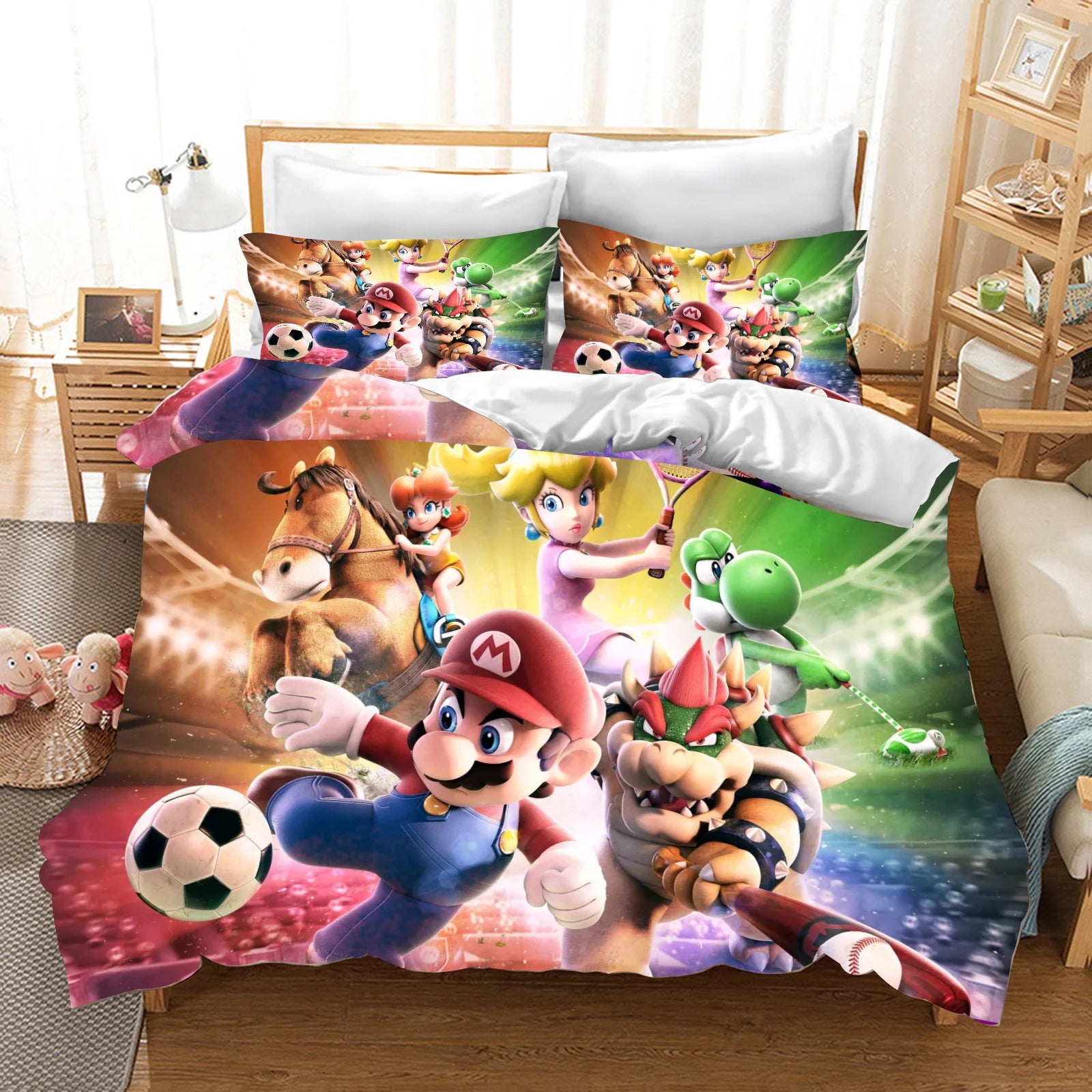 Anime Cartoon Duvet Cover 3D Printing Cute Children's Bedroom Set Polyester Adult Gift  2/3pcs Baby Bedding Pi-Mart