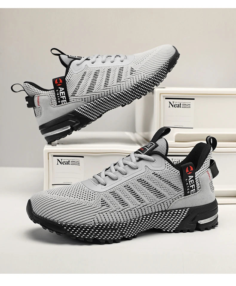 New Men Running Shoes Breathable Outdoor Sports Shoes Lightweight Sneakers for Men Comfortable Athletic Training Footwear Pi-Mart