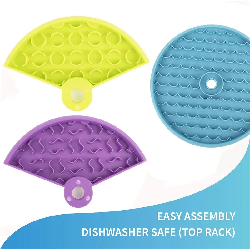 Dog Puzzle Slow Feeder Interactive Dog Puzzle Game 3 Layers Detachable Slow Eating Dog Bowl Anti-anxiety Dog Feeder Bowl Pi-Mart