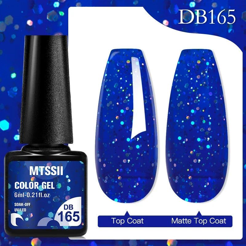 Mtssii 6ML Chocolate Color Gel Nail Polish Brown Semi Permanent UV Gel Autumn Winter Popular Soak Off Nail Art Gel Varnishes Tri Light Beauty