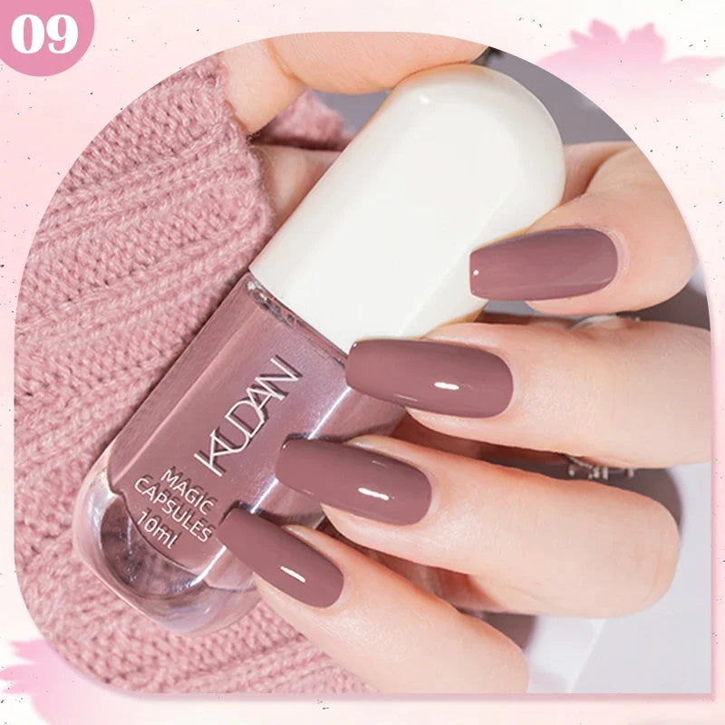 10ml Water-Based Peel Off Nail Polish 40 Colors Long Lasting Quick Drying No Need of Lamp to Cure Nail Supplies Manicure Nails Tri Light Beauty