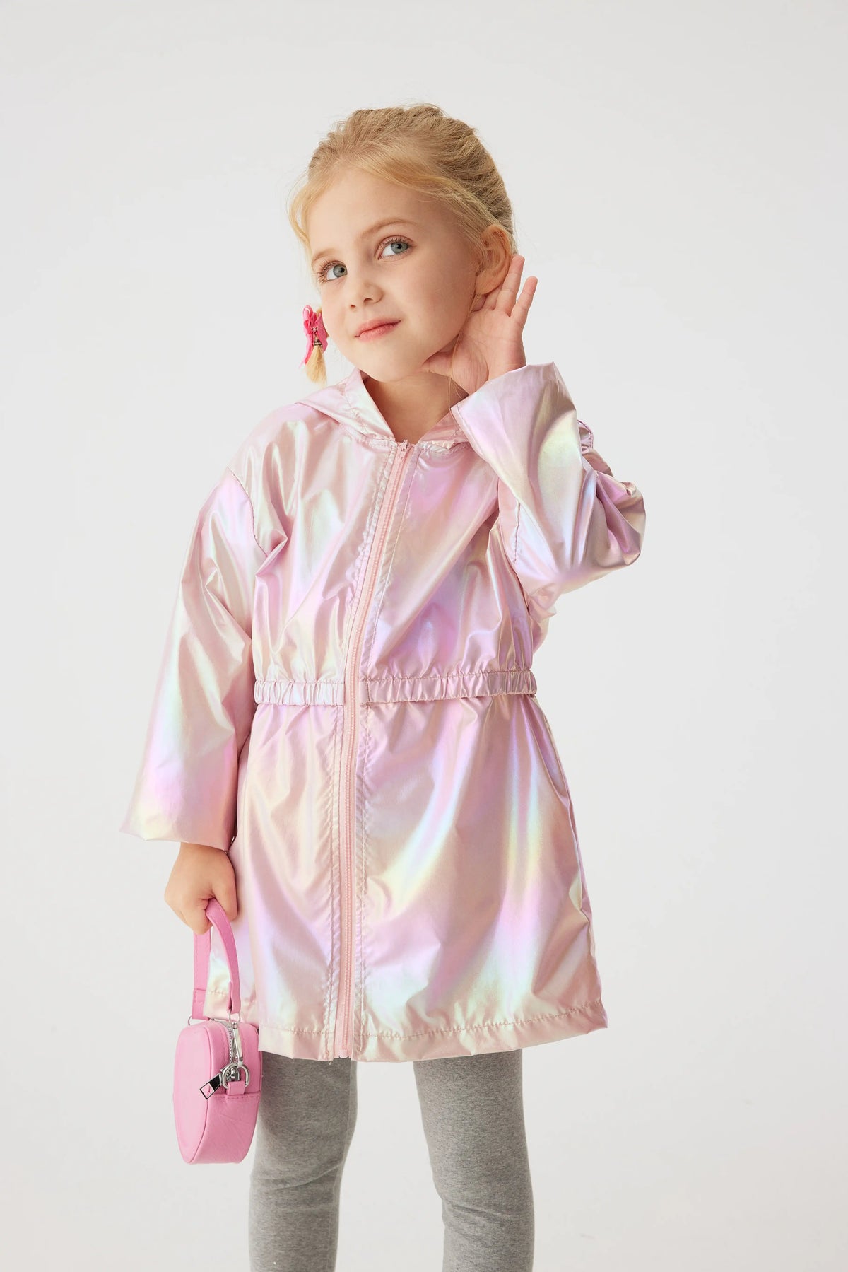 Girl's Spring and Autumn Children's Light and Thin Breathable Zipper Coat Jacket for Boys and Girls Fashion Thin Jacket Pi-Mart