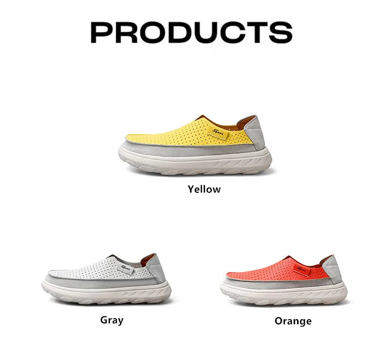 2026 New Men's Casual Shoes Fashion Comfortable Men's Shoes High Quality Leather Men Driving Shoes Handmade Flat Shoes Size 46 Pi-Mart