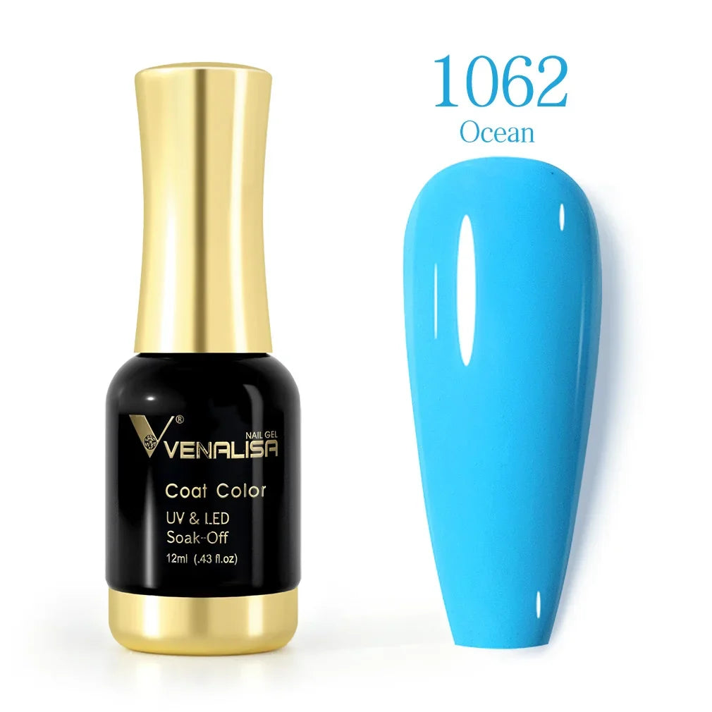 VENALISA Nail Gel Varnish TPO FREE Soak Off UV LED Organic Odorless Enamels Nail Art Colors 12ml 120Colors UV Gel Nail Polish Tri Light Beauty