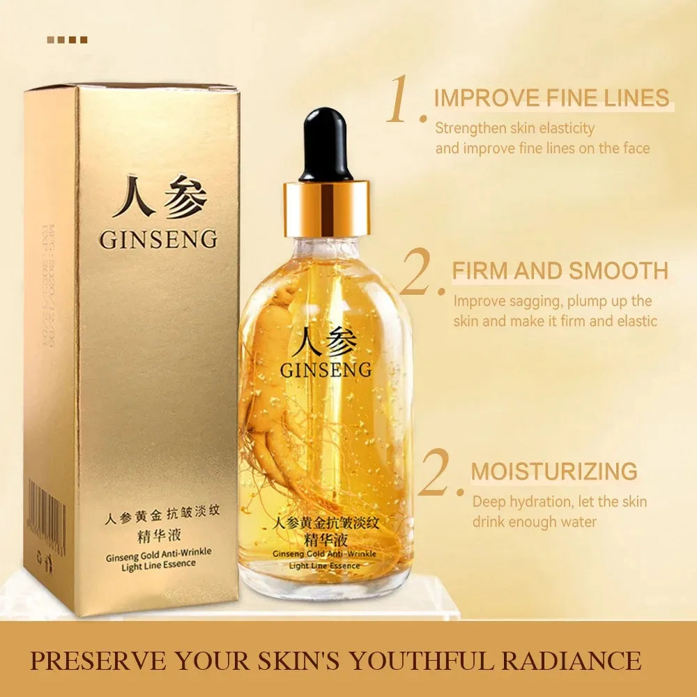 24K Gold Hyaluronic Acid Serum for Face Anti-wrinkle Anti-aging Brightening Moisturizing skincare Facial Serum Essence Face Care Pi-Mart
