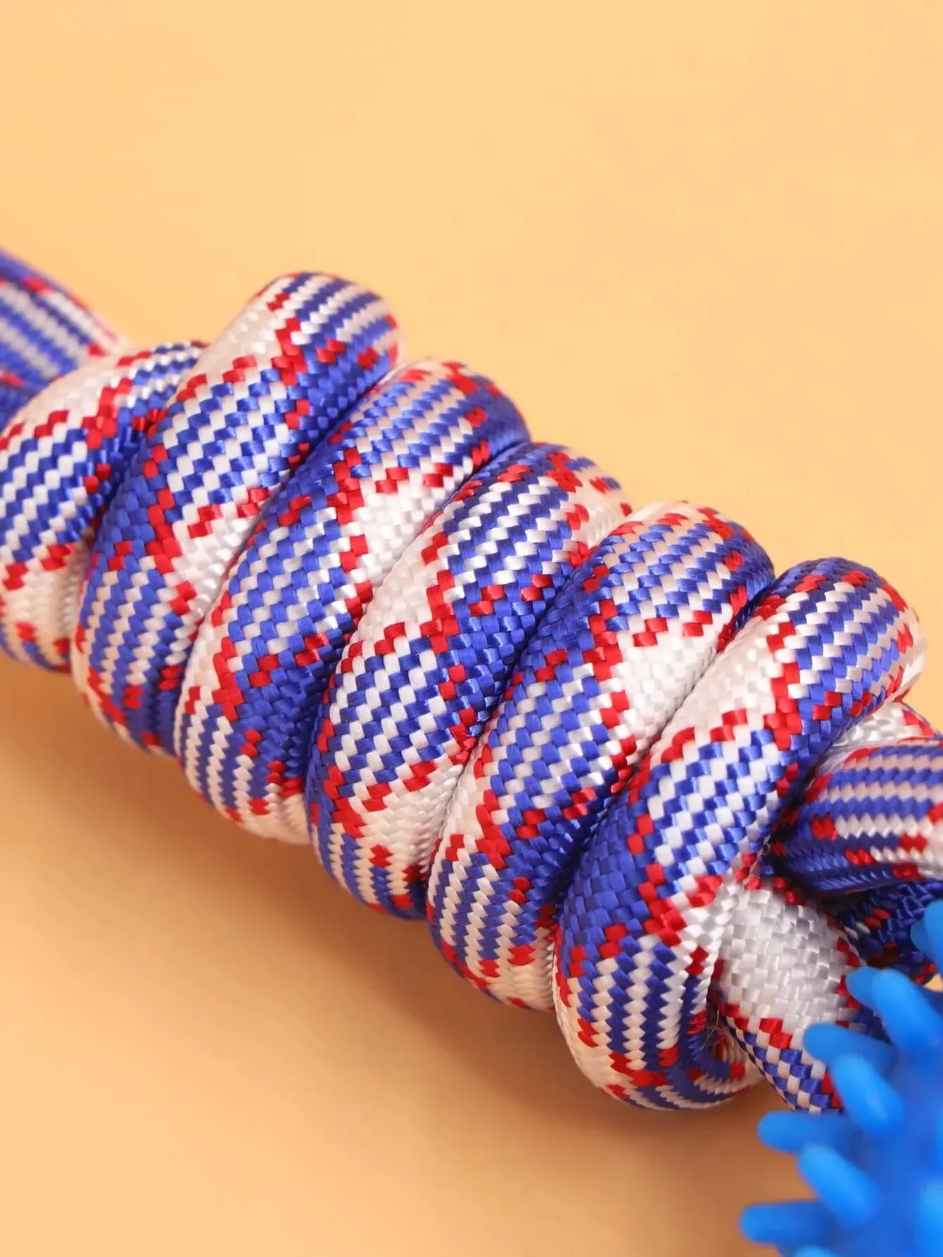 Dog Toys Chew Resistant Nylon Rope Toys Pet Colorful Woven Knot Rubber Toys Dog Self Fun Outdoor Swimming Toys Pet Supplies Pi-Mart