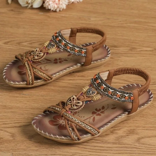 Women's Sandals Bohemian Sandals Outdoor Soft Sole Beach Sandals Platform Lightweight Women Casual Shoes Flat Plus Size Sandal LadyShow.Store