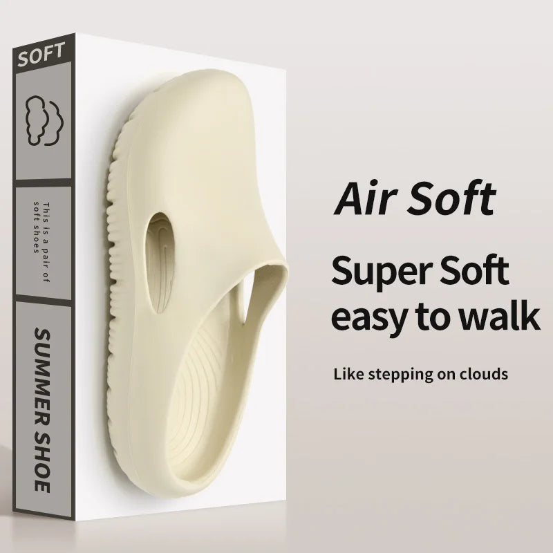 EVA Bread Men's Anti-Slip Odor-Resistant Outdoor Sandals Sports Beach Slippers for Casual Comfortable Footwear Pi-Mart